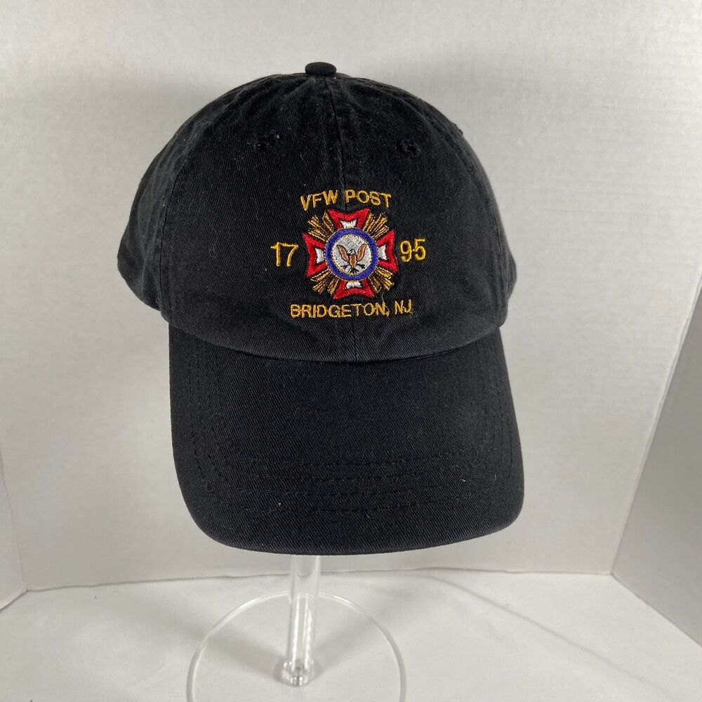 VFW Post 1795 Bridgeton NJ UltraClub Adjustable Baseball Cap Hat Black